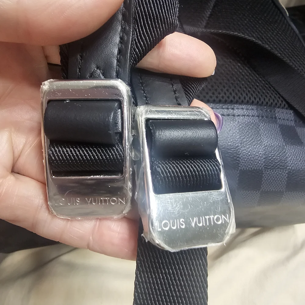 Louis Vuitton Graphite Checkered Backpack - Picture 12 of 16